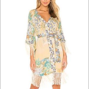 spell the gypsy willow tassel mini dress